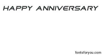 Prometheanboldital font – happy Anniversary Fonts